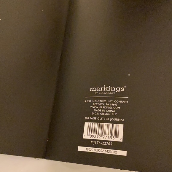 RESTOCKED! 🆕 ONLY ONE! Markings Glitter Journal - Picture 7 of 7